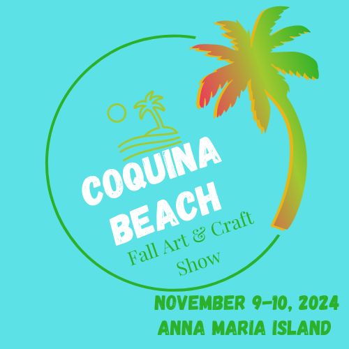 Logo for Coquina Beach Fall Art & Craft Show November 9-10, 2024
